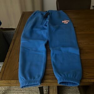White Fox oversized sweat pants. New with tags